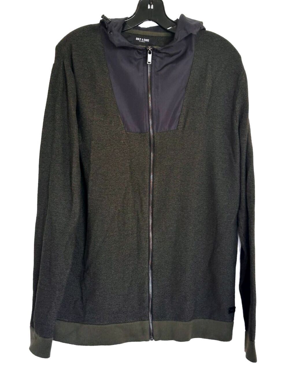 ONLY & SONS Cardigan onsPabler 12 Mix Full Zip Olive Green - XL
